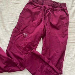 Scrubs for Women Workwear Revolution, Drawstring Cargo Pants Soft Stretch WW105